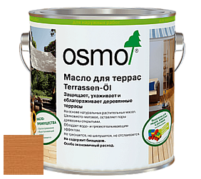 OSMO Terrassen-Öle / Масла для террас 004, 006, 007, 009, 010, 013, 014, 016, 019, 021 цвет 009 Масло для лиственницы, Натуральный тон