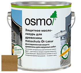 OSMO Holzschutz Öl-Lasur Effekt / Защитное масло лазурь для древесины с эффектом серебра 1140, 1141, 1143, 1150 цвет 1150 Американский орех