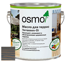 OSMO Terrassen-Öle / Масла для террас 004, 006, 007, 009, 010, 013, 014, 016, 019, 021, 022, 023, 024, 025, 026, 027, 028, 029, 031, 032 цвет 027 Серый мох