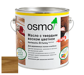 OSMO Hartwachs-Öl Farbig / Масло с твердым воском цветное 3040, 3041, 3067, 3071, 3072, 3073, 3074, 3075 цвет 3071 Мед