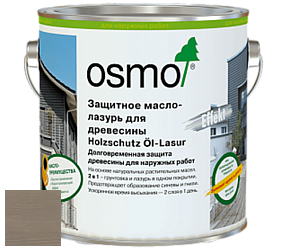 OSMO Holzschutz Öl-Lasur Effekt / Защитное масло лазурь для древесины с эффектом серебра 1140, 1141, 1143, 1150 цвет 1141 Графит серебро