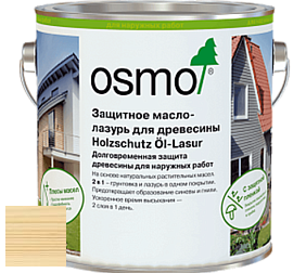 OSMO масло-лазурь Holzschutz Öl-Lasur 700, 702, 703, 706, 707, 708, 710, 712, 727, 728, 729, 900, 903, 905, 701, 731, 732, 906, 907 цвет 701 Бесцветный, матовый