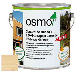 OSMO UV-Schutz-Öl Farbig / Защитное масло лазурь с УФ-фильтром цветное 424, 425, 426, 427, 428, 429, 431, 432 цвет 424 Ель/Пихта