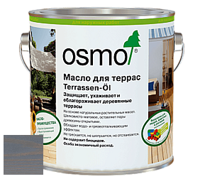OSMO Terrassen-Öle / Масла для террас 004, 006, 007, 009, 010, 013, 014, 016, 019, 021, 022, 023, 024, 025, 026, 027, 028, 029, 031, 032 цвет 024 Серый базальт