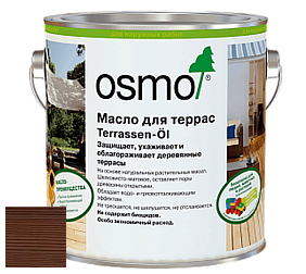 OSMO Terrassen-Öle / Масла для террас 004, 006, 007, 009, 010, 013, 014, 016, 019, 021 цвет 016 Масло для бангкирай, Темное