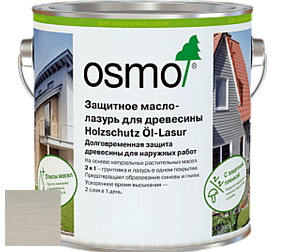 OSMO масло-лазурь Holzschutz Öl-Lasur 700, 702, 703, 706, 707, 708, 710, 712, 727, 728, 729, 900, 903, 905, 701, 731, 732, 906, 907 цвет 906 Серый жемчуг